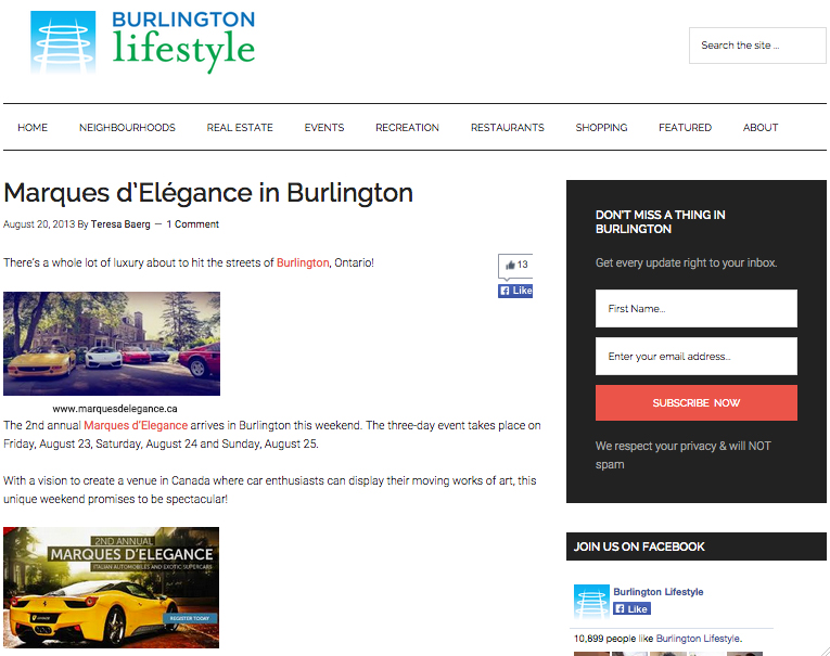 Burlington Lifestyle - Marques d'Elegance